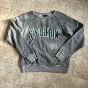 Harry Potter , SLYTHERIN gray sweatshirt, size medium